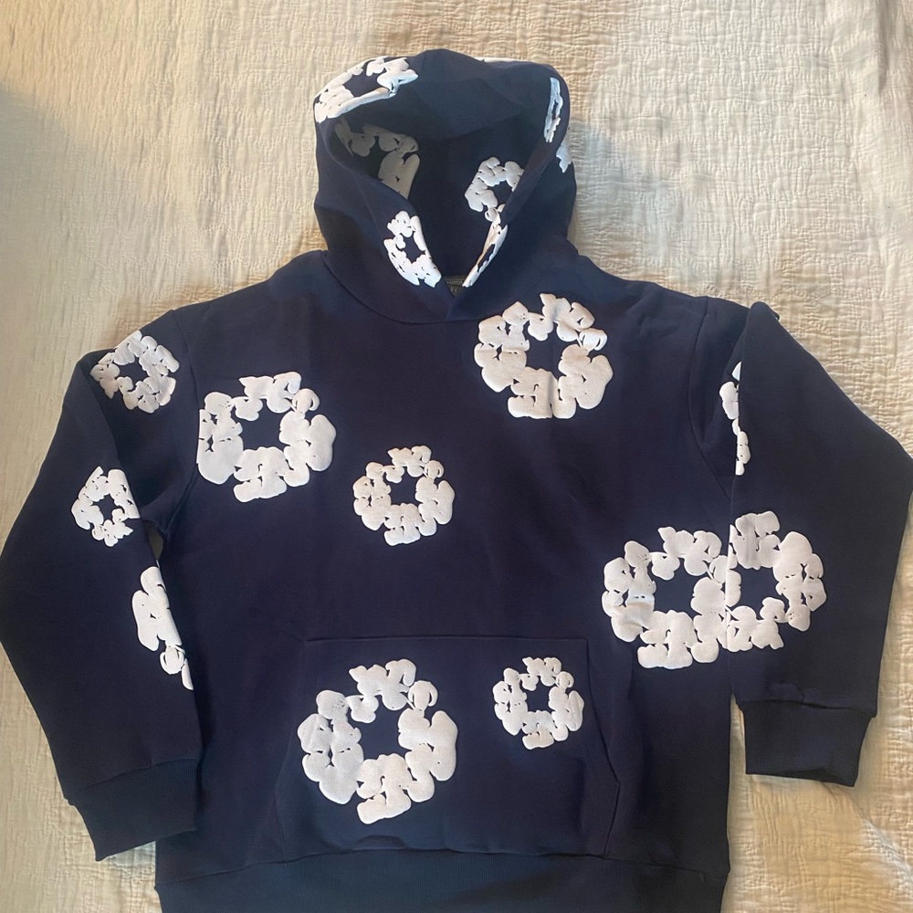 Denim Tears Navy Hoodie
